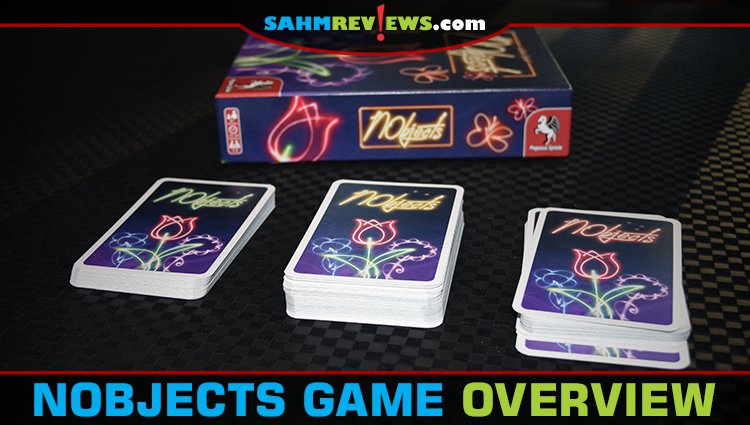 How does a drawing game without pen or paper work? It just does in Pegasus Spiele's brand new NObjects game. Artistic skill not required! - SahmReviews.com