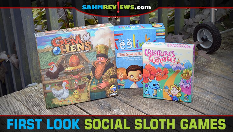 A new brand by Grey Fox Games, Social Sloth Games will house all their family-friendly and party titles. Let's look at the first three issues! - SahmReviews.com