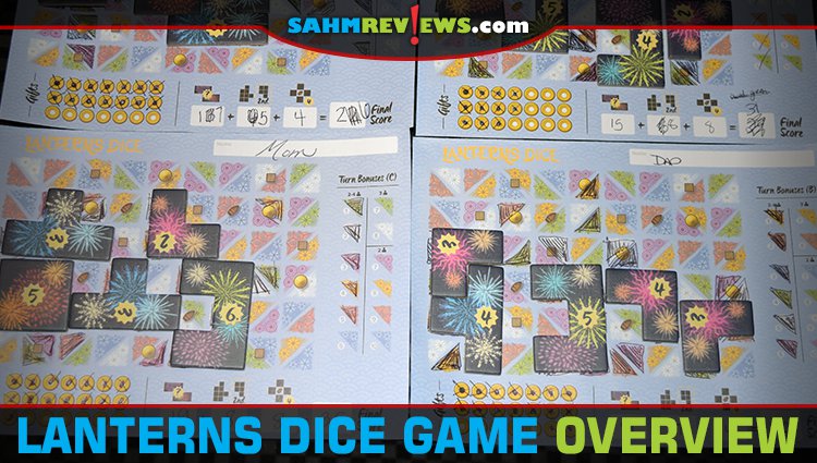 Renegade Game Studios takes us back to the Harvest Festival with Lanterns Dice game! - SahmReviews.com