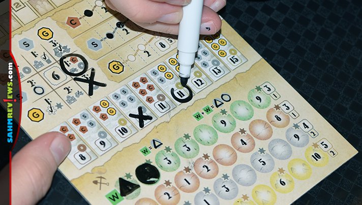 Gold West is still our go-to game for introducing new players to hobby games. Tasty Minstrel Games has followed up with Rolled West set with the same theme! - SahmReviews.com