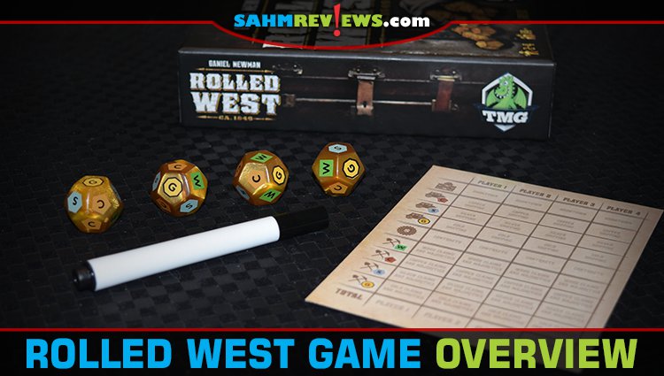 Rolled West Roll-n-Write Game Overview