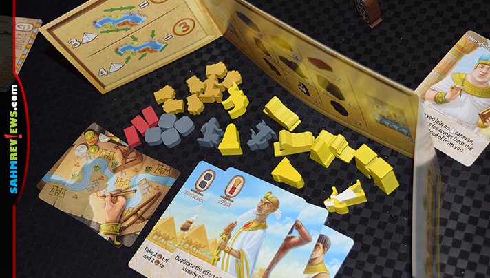 Pharaoh has died. Build monuments in his name and compete to see who will be the next Pharaoh in Sailing toward Osiris from Daily Magic Games. - SahmReviews.com