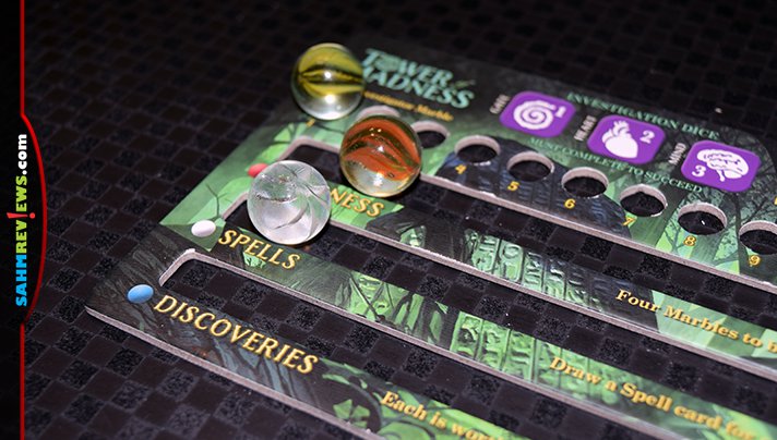 Try not to lose your marbles when you face off with Cthulhu in Tower of Madness from Smirk & Dagger Games. - SahmReviews.com