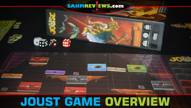 Joust is the third in the series of video games converted to board games by IDW. This one is the most true to the original so far! - SahmReviews.com