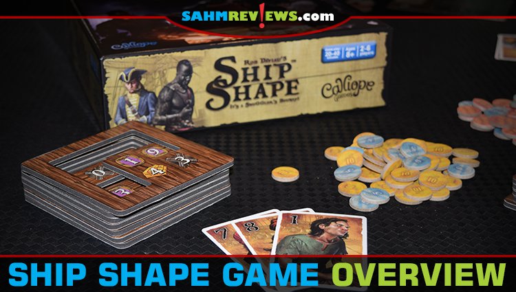 Bid to collect the best cargo filled with gold, cannons and contraband in ShipShape game from Calliope Games. - SahmReviews.com
