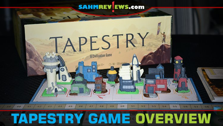 Tapestry Board Game w/Plans and Ploys Expansion Overview
