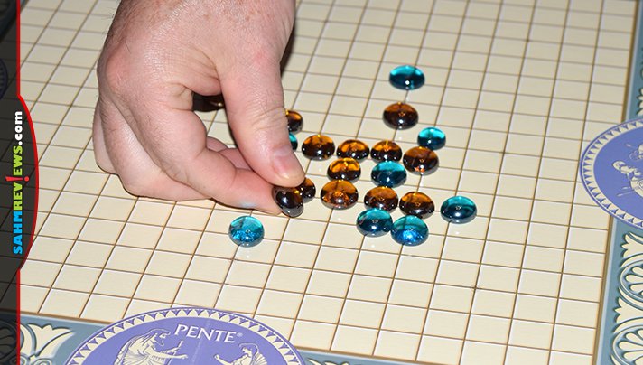 You might think this is a vintage game, but it was just invented in the late 70's! Check out this Winning Moves copy of Pente we found at Goodwill! - SahmReviews.com