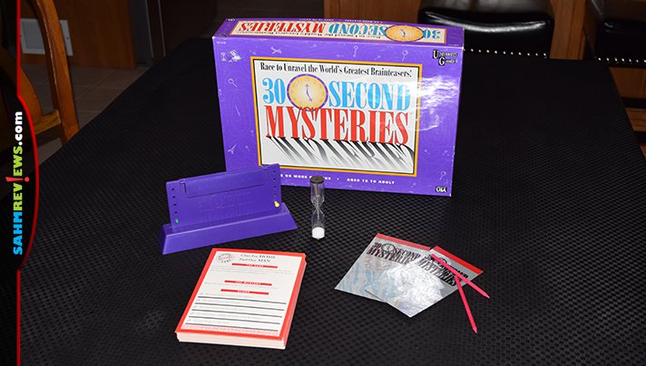 This thrift store find was a nice balance between puzzle difficulty, trivia and game length. Find out why we think 30 Second Mysteries deserves a chance! - SahmReviews.com