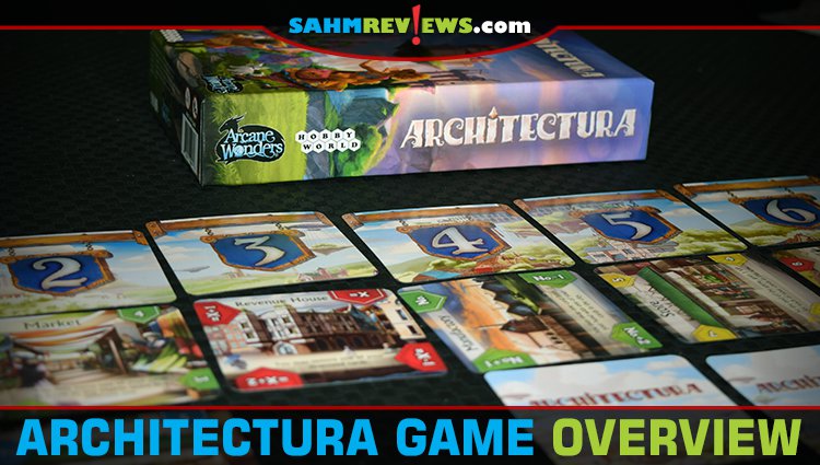 This city-building game from Arcane Wonders was an easy choice for our Holiday Gift Guides. Find out about the math lesson hidden inside of Architectura! - SahmReviews.com