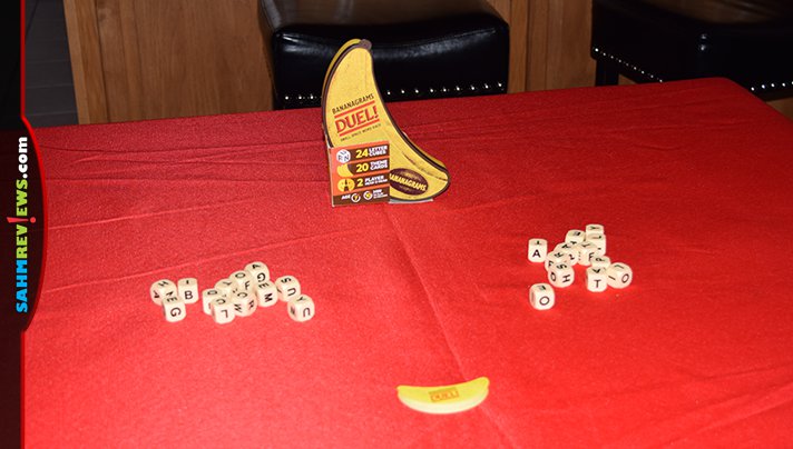 Whether you only have two people or a group, Bananagrams has an option that works including Bananagrams Duel and Bananagrams Party. - SahmReviews.com