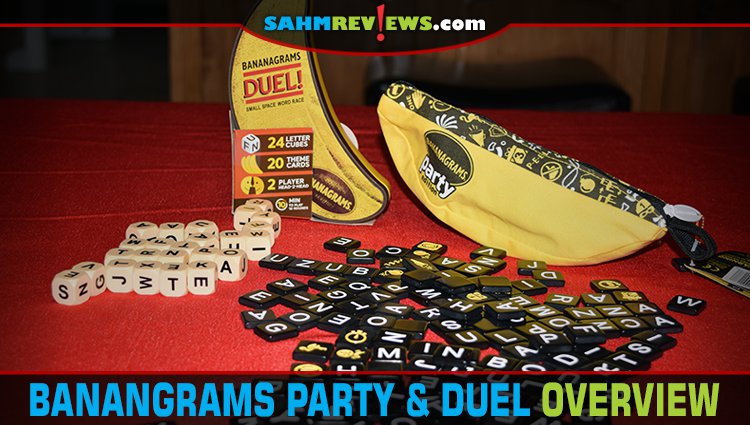 Whether you only have two people or a group, Bananagrams has an option that works including Bananagrams Duel and Bananagrams Party. - SahmReviews.com