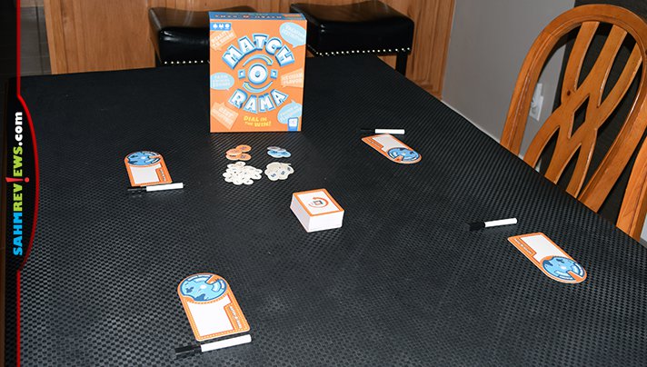 Match-O-Rama by TheOp (USAopoly) is like an at-home game show where you score based on whether you can match your opponents. Read the overview for details! - SahmReviews.com