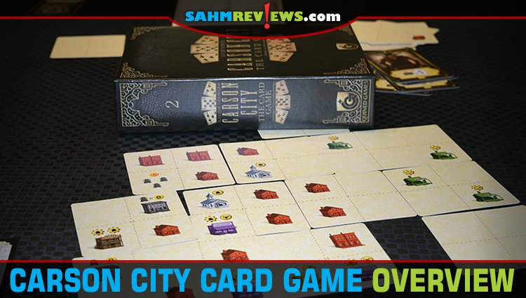 Carson City The Card Game from Quined Games is a scaled down version of its namesake Euro game. - SahmReviews.com