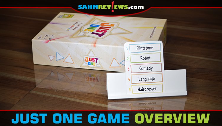 Repos Production's Just One cooperative party game won the Spiel des Jahres (game of the year award). It's easy to learn, engaging for all and fun to play. - SahmReviews.com