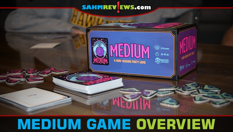 You don't have to be a mind-reader to play Greater Than Games' Medium party game, but it wouldn't hurt. Read our Medium game overview to learn how to play. - SahmReviews.com