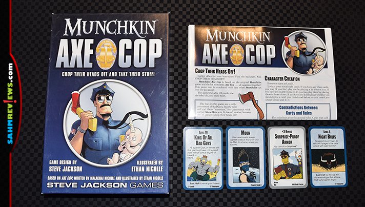 We almost couldn't believe it. FIVE different versions of Munchkin at our Goodwill at the same time. Needless to say, they're no longer there! - SahmReviews.com