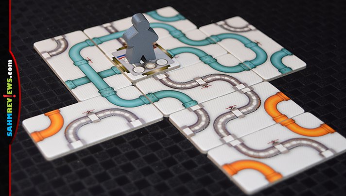 Build pipelines, buy, upgrade and sell oil barrels and fill contracts in Capstone Games' Pipeline board game. Read about the layers of this strategy game. - SahmReviews.com