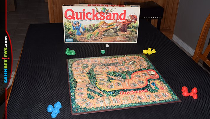 It may have the same name as other games, but this version of Quicksand is probably the most common known. Check out this 80's game we found at thrift! - SahmReviews.com