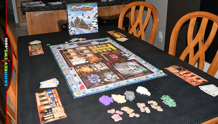 Take on the role of elves and start assembling gifts for kids on Santa's nice list in Santa's Workshop board game from Rio Grande Games. - SahmReviews.com