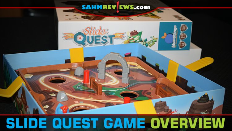 Slide the knight through the obstacles in this labyrinth-style cooperative game. Rear more about Slide Quest from Blue Orange Games. - SahmReviews.com