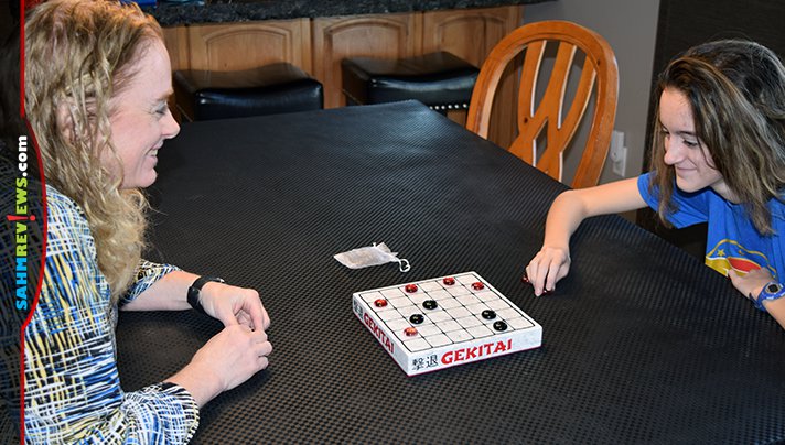 Gekitai is an abstract strategy game for 2 players. With easy instructions, you will be up and playing this elegant strategy game in a few minutes. - SahmReviews.com