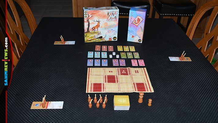 Most art-themed games assume you're already an artist of some type. In Kanagawa by iello, you must first learn how to paint before you can become a master! - SahmReviews.com