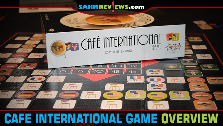 Assign hungry diners from around the world to tables at the restaurant in Cafe International tile-laying game from Amigo. - SahmReviews.com
