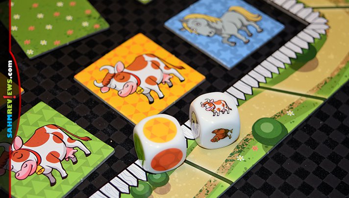 Young kids will learn teamwork skills as they try to save the farm animals from the wolf in Farm Rescue cooperative game from Brain Games Publishing. - SahmReviews.com