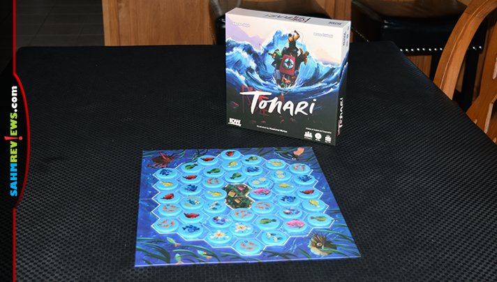Cast your line and reel in the details about Tonari, a set-collection game from IDW Games. - SahmReviews.com