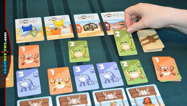 It seemed appropriate to take a copy of Crabs! by Daily Magic Games to the beach with us this past Christmas. That way we could all go crab fishing! - SahmReviews.com