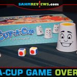 Deductive thinking and fast reflexes are helpful when playing Cup-A-Cup family game from R&R Games. - SahmReviews.com