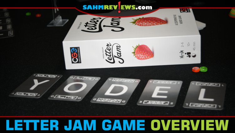 Coordinate your word-building skills as a team to decipher hidden words in Letter Jam cooperative word game from Czech Games Edition. - SahmReviews.com