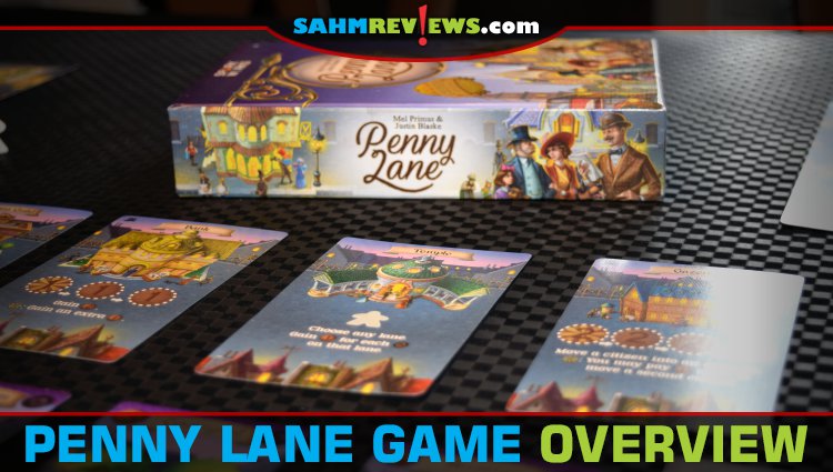 You may find yourself humming a familiar tune while adding buildings, sending workers and collecting rewards in Penny Lane card game from Sparkworks. - SahmReviews.com
