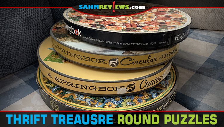 The fad of round puzzles in the 60's means they're not as rare as you'd think. We pick them up at thrift all the time for a couple bucks! - SahmReviews.com