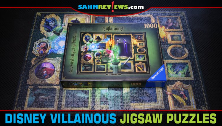 Plan to spend some time when you open a Ravensburger jigsaw puzzle, but their line of Disney Villainous puzzles may bring family to the table to help! - SahmReviews.com