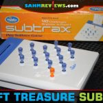 This week's Thrift Treasure will remind you of the peg puzzle from Cracker Barrel. Trust us, Subtrax is a LOT more difficult! - SahmReviews.com