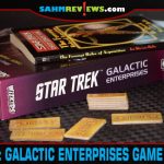 Savvy business skills are required to earn the most profit and Gold-Pressed Latinum in Star Trek Galactic Enterprises from WizKids. - SahmReviews.com
