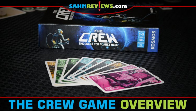 The Crew: The Quest for Planet Nine from Kosmos is a cooperative trick-taking card game where players work together to achieve varying missions. - SahmReviews.com