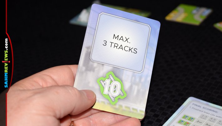 Our friend is really into train-themed games. We love showing off new ones to her whenever we can. Traintopia by Board & Dice impressed all of us! - SahmReviews.com