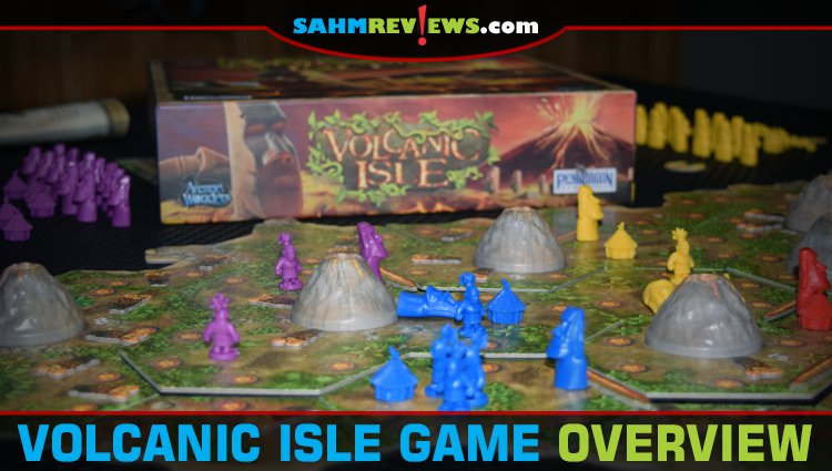 The pressure is building and things are going to erupt. Use the lava to your advantage to claim victory in Volcanic Isle from Arcane Wonders. - SahmReviews.com