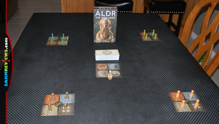 ALDR: The High Sage by Rather Dashing Games is a card game where every move you make impacts your opponents. Can you be the first to complete the elemental puzzles? - SahmReviews.com
