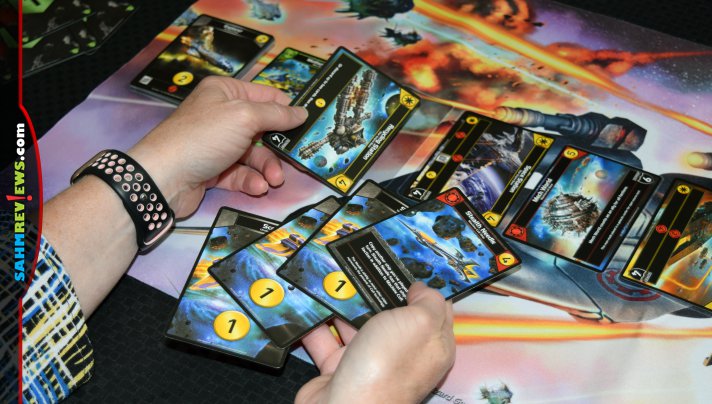 Star Realms from White Wizard Games is a compact deck-builder card game. With a mix of skill and randomness, each game is different. - SahmReviews.com