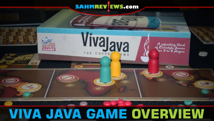 VivaJava Coffee-Themed Board and Dice Game Overviews