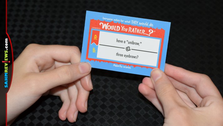 Be prepared to actually live up to your vote when you play Would You Rather...? Prove It party game from Spin Master Games. - SahmReviews.com