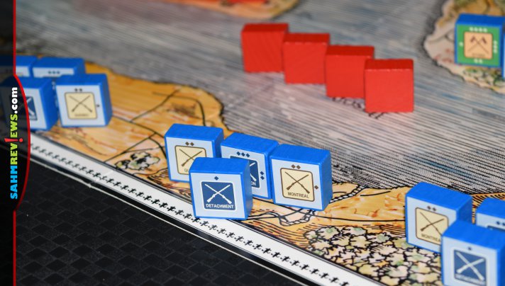 Games that teach while being entertaining are rare. Coumbia Games has a whole line of block wargames that do both. This time we're taking a look at Quebec 1759! - SahmReviews.com