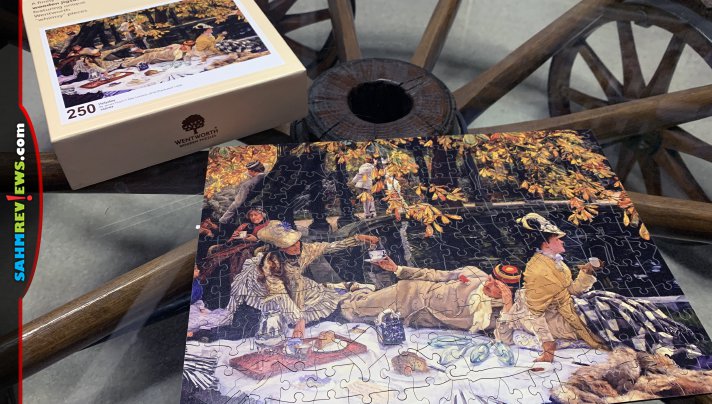 There are jigsaw puzzles and then there are JIGSAW PUZZLES! These wooden ones by Wentworth we found at thrift might be the best bargain of the year! - SahmReviews.com