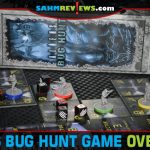 Take on roles from Aliens movies and work together to battle Xenomorphs in Aliens: Bug Hunt cooperative board game from Upper Deck Entertainment. - SahmReviews.com