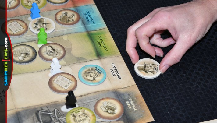 Revolution of 1828 by Renegade Game Studios is a 2-person political game about history's first smear campaign for the office of U.S. president. - SahmReviews.com