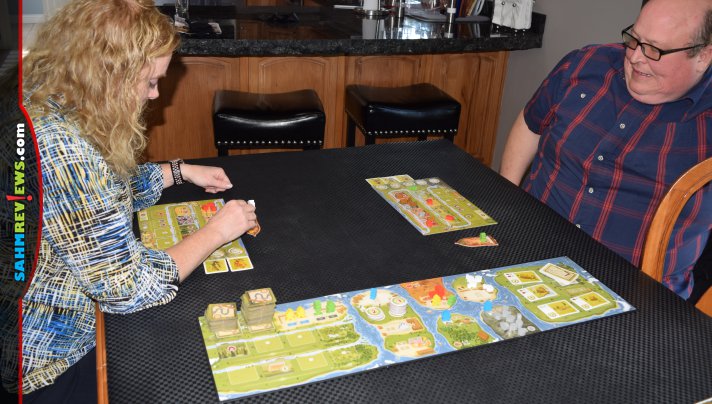 You have to be careful not to travel recklessly downstream or you may find yourself losing valuable resources in The River board game from Days of Wonder. - SahmReviews.com