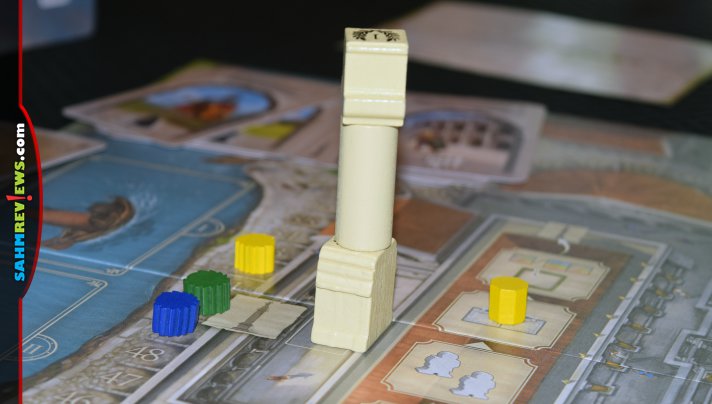 Construct buildings in your own Colonia while contributing to the development of Rome in Forum Trajanum from Stronghold Games. - SahmReviews.com